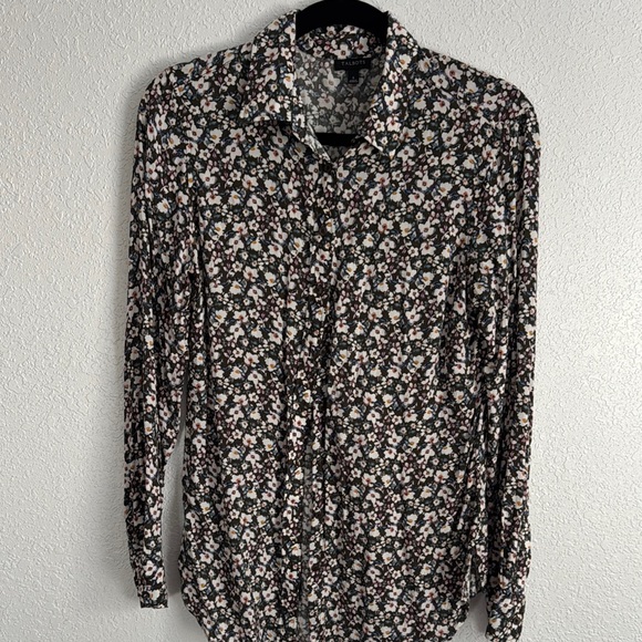 Talbots Other - Talbots Floral Casual Button Down Shirt